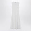 Max Mara Midi dress in white crêpe viscose