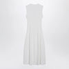 Max Mara Midi dress in white crêpe viscose