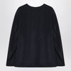 Max Mara Midnight blue silk-blend blouse