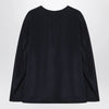 Max Mara Midnight blue silk-blend blouse