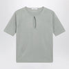 Max Mara Crewneck sweater in pastel green silk and cashmere