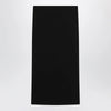 Max Mara Midi skirt in compact crêpe jersey in black