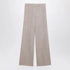 Max Mara Long silk trousers in pink