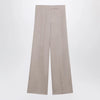 Max Mara Long silk trousers in pink