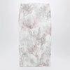 Max Mara Pencil skirt in printed gabardine and organza