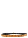 Mcm Logo Buckle Belt.