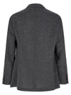 Brunello Cucinelli Blazer Flamed Canvas Blazer