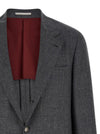 Brunello Cucinelli Blazer Flamed Canvas Blazer