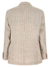 Brunello Cucinelli Pinstripe Twill Blazer