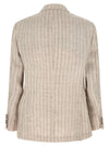 Brunello Cucinelli Pinstripe Twill Blazer
