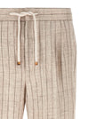Brunello Cucinelli Striped Linen Trousers
