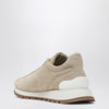 Brunello Cucinelli Suede sneakers with Shiny Tab