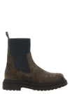 Brunello Cucinelli Precious Loop Detail Ankle Boots