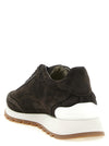 Brunello Cucinelli Monile Suede Sneakers