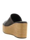 Brunello Cucinelli Leather And Raffia Wedges