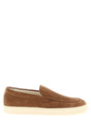 Brunello Cucinelli Suede Chevron Loafers