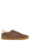 Brunello Cucinelli Brown Suede Sneakers