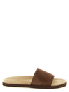 Brunello Cucinelli Suede Slides