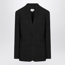  Loulou Studio Black single-breasted bouclé jacket
