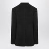 Loulou Studio Black single-breasted bouclé jacket