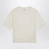 LouLou De Saison Ivory Nala Fluid Cashmere Top