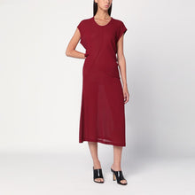  6397 S-Curve dress in bordeaux chiffon