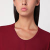 6397 S-Curve dress in bordeaux chiffon