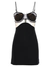Nensi Dojaka Explosive Flower Bra Dress