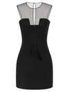 Nensi Dojaka Tulle Insert Dress