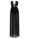 Nensi Dojaka Corsetto Draped Gown Dress