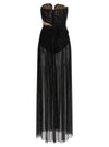 Nensi Dojaka Corsetto Draped Gown Dress