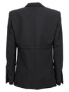Nensi Dojaka Double Breast Drawstring Blazer Jacket