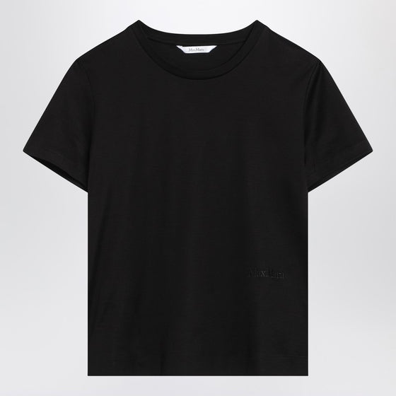 Max Mara Black cotton T-shirt