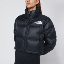  The North Face Black padded cropped jacket