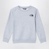 The North Face Grey plush cotton sweatshirt
