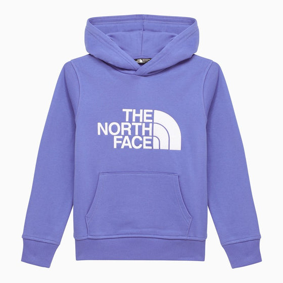 The North Face Blue cotton hoodie with logo