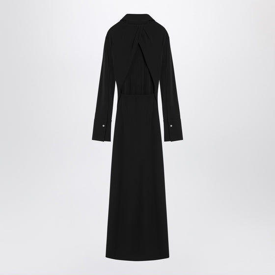 Sportmax Black shirt dress in viscose jersey