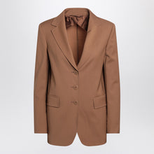  Max Mara Studio Single-breasted jacket in hazelnut colour