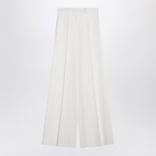  Max Mara White wool gabardine trousers