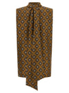 Alberto Biani Tie Print Top