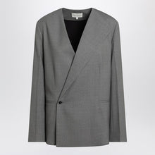  Loulou Studio Gray double-breasted wool jacket