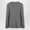 Loulou Studio Gray double-breasted wool jacket