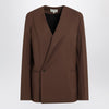 Loulou Studio Brown double-breasted wool jacket