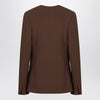 Loulou Studio Brown double-breasted wool jacket