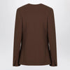 LouLou De Saison Brown double-breasted wool jacket