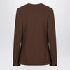 LouLou De Saison Brown double-breasted wool jacket