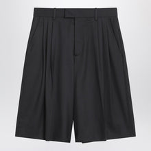 6397 Bermuda 3-Pleat asphalt grey in wool