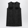 NAMACHEKO Dark grey mini dress in denim