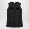 NAMACHEKO Dark grey mini dress in denim