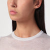 6397 Ivory semi-sheer tank top